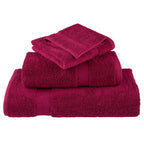 vidaXL Premium Duschtücher SOLUND 10 Stk. Bordeaux 70x140 cm 600 g/qm