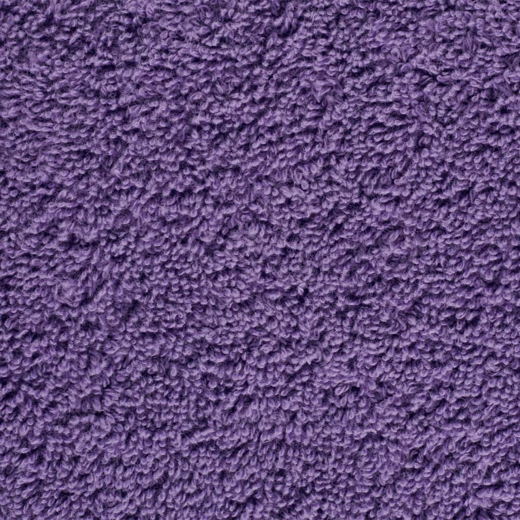vidaXL Premium Waschhandtücher SOLUND 2 Stück Lila 30x30 cm 600 g/m²