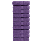 vidaXL Premium Waschhandtücher SOLUND 10 Stück Lila 30x30 cm 600 g/m²