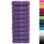 vidaXL Premium Waschhandtücher SOLUND 10 Stück Lila 30x30 cm 600 g/m²