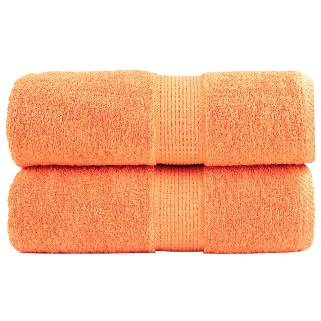 vidaXL Premium Waschhandtücher SOLUND 2 Stück Lila 30x30 cm 600 g/m²