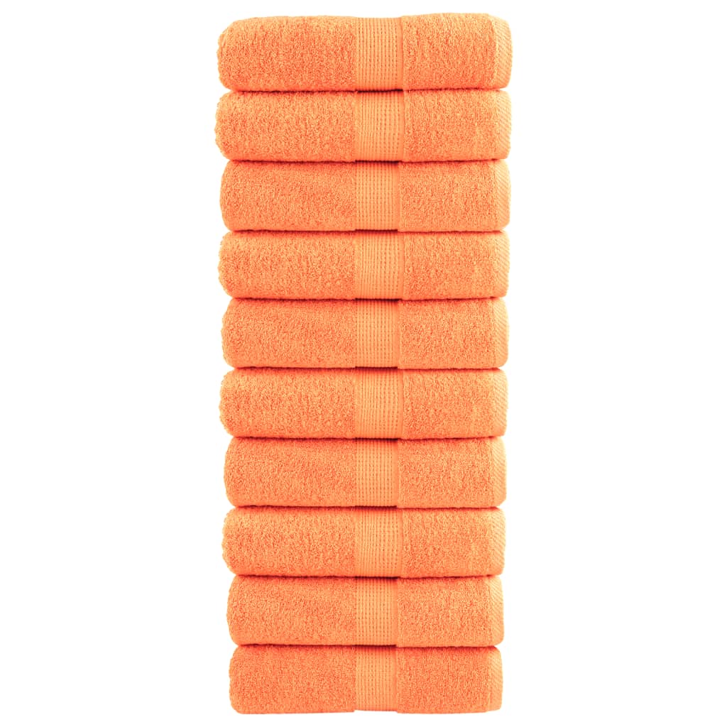 vidaXL Premium Waschhandtücher SOLUND 10 Stück Lila 30x30 cm 600 g/m²