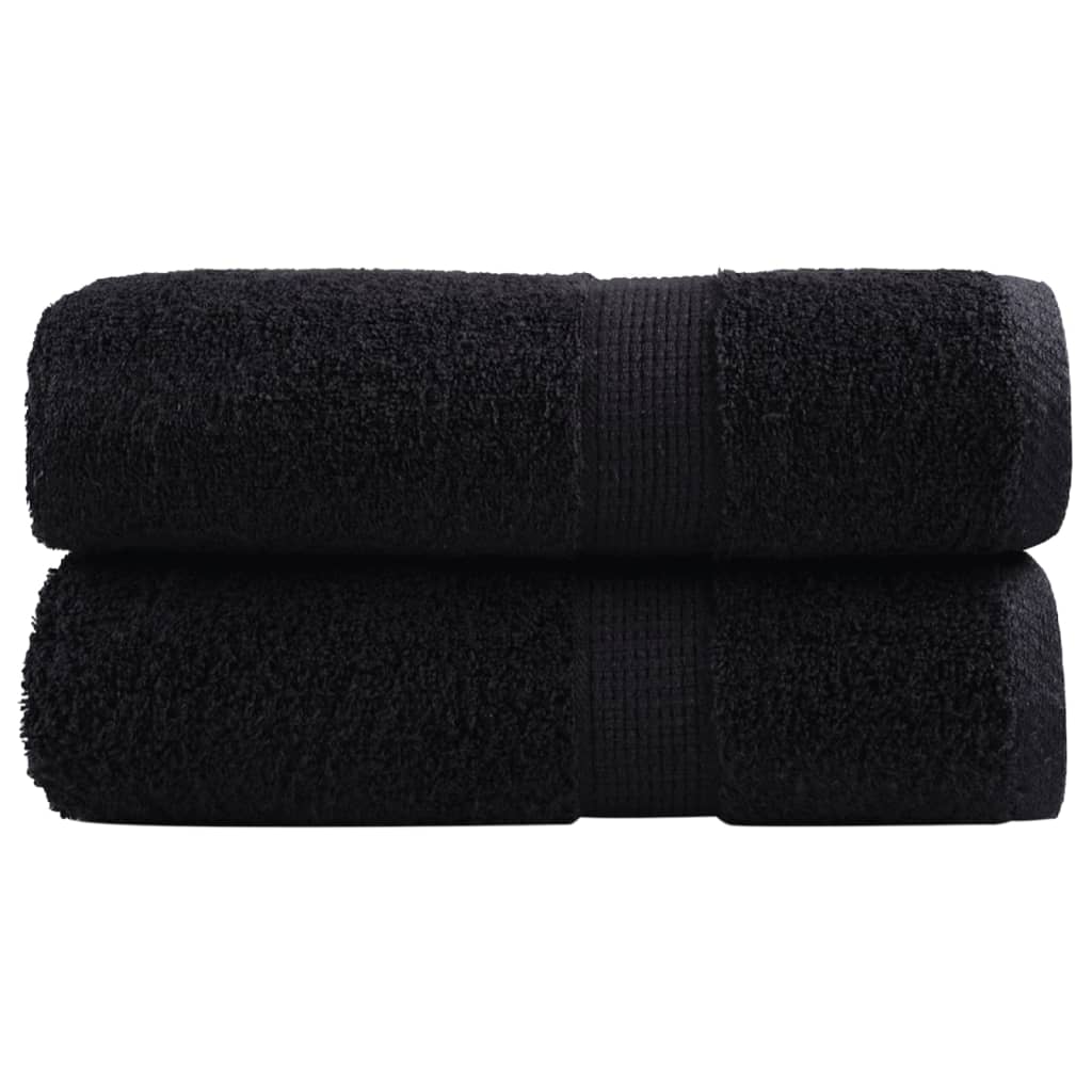 vidaXL Premium Waschhandtücher SOLUND 2 Stück Lila 30x30 cm 600 g/m²