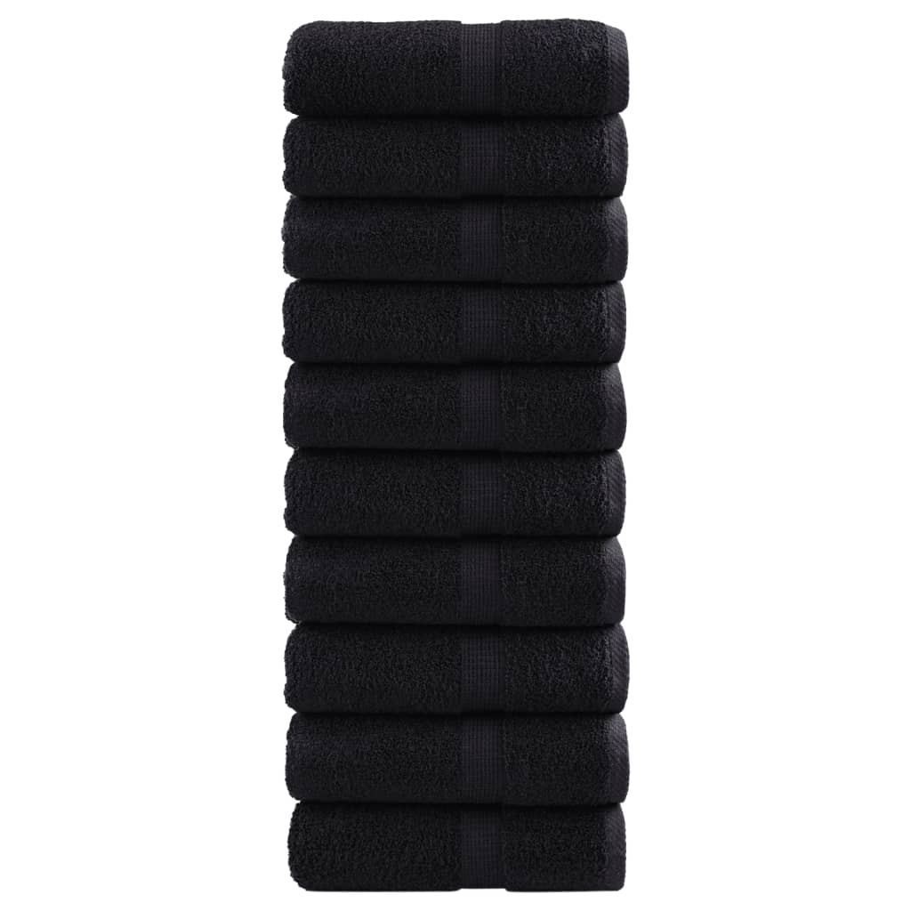 vidaXL Premium Waschhandtücher SOLUND 10 Stück Lila 30x30 cm 600 g/m²
