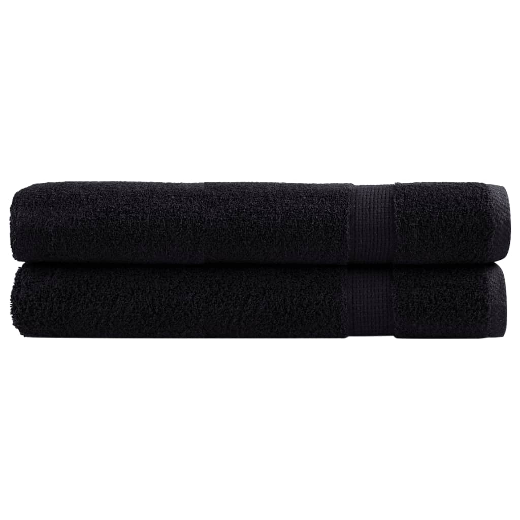 vidaXL Premium Saunatücher SOLUND 2 Stk. Weiß 80x200 cm 600 g/m²