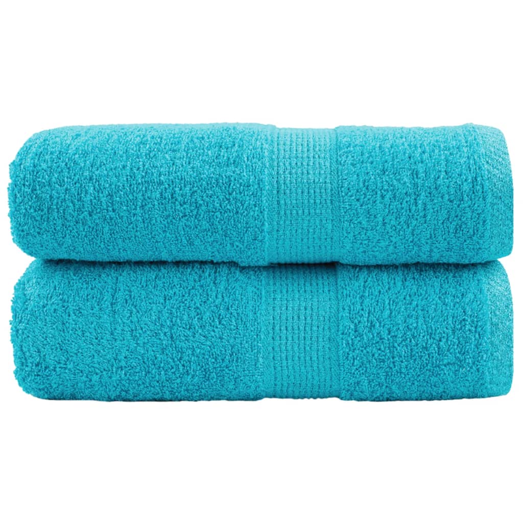 vidaXL Premium Waschhandtücher SOLUND 2 Stück Lila 30x30 cm 600 g/m²