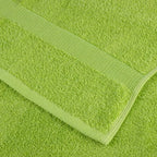 vidaXL Premium Waschhandtücher SOLUND 4 Stück Apfelgrün 30x30 cm 600 g/m²