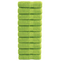 vidaXL Premium Waschhandtücher SOLUND 10 Stück Apfelgrün 30x30 cm 600 g/m²