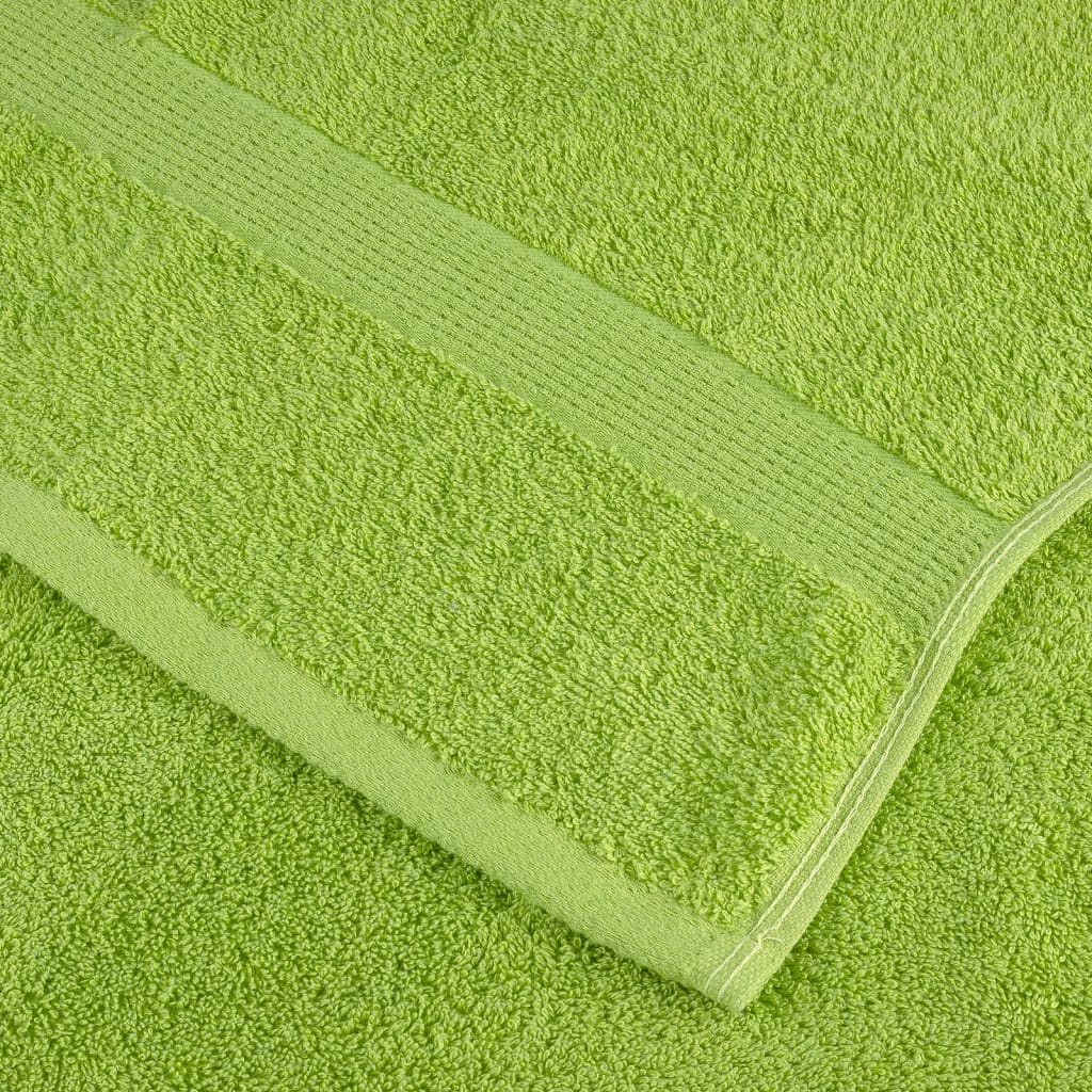 vidaXL Premium-Handtücher SOLUND 4 Stk. Apfelgrün 50x100 cm 600 g/m²