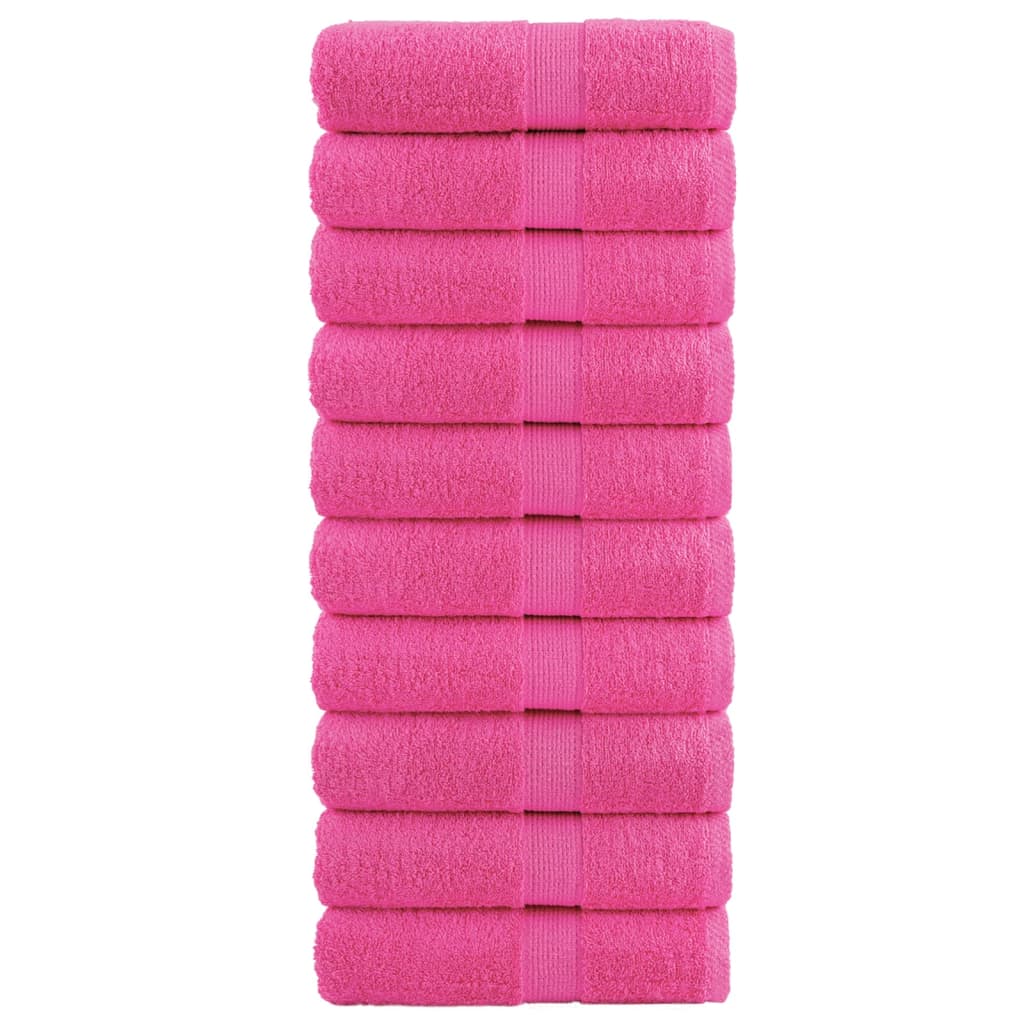 vidaXL Premium Waschhandtücher SOLUND 10 Stück Lila 30x30 cm 600 g/m²