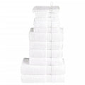 vidaXL 12 tlg. Premium-Handtuch-Set SOLUND Weiß 600 g/m²