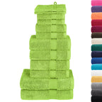 vidaXL 12-tlg. Premium Handtuch-Set SOLUND Apfelgrün 600 g/m²