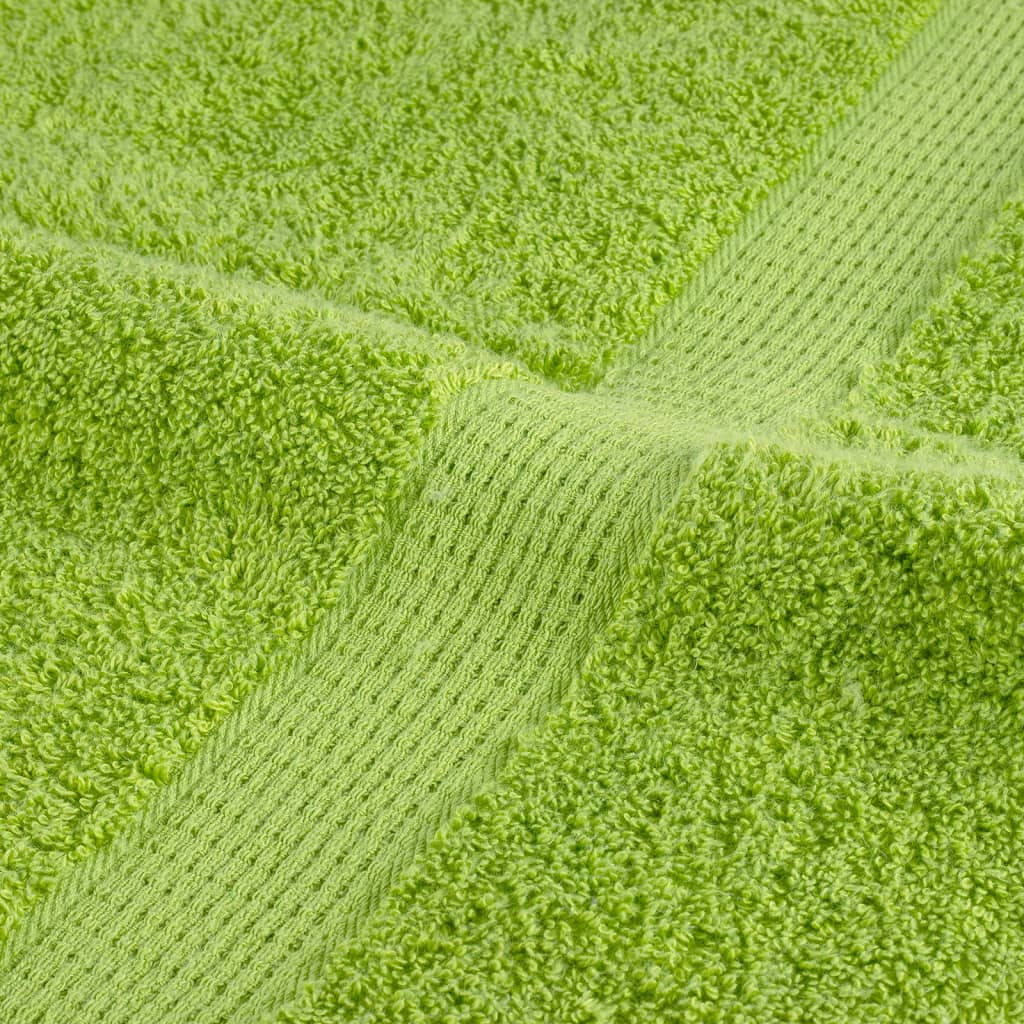 vidaXL 12-tlg. Premium Handtuch-Set SOLUND Apfelgrün 600 g/m²