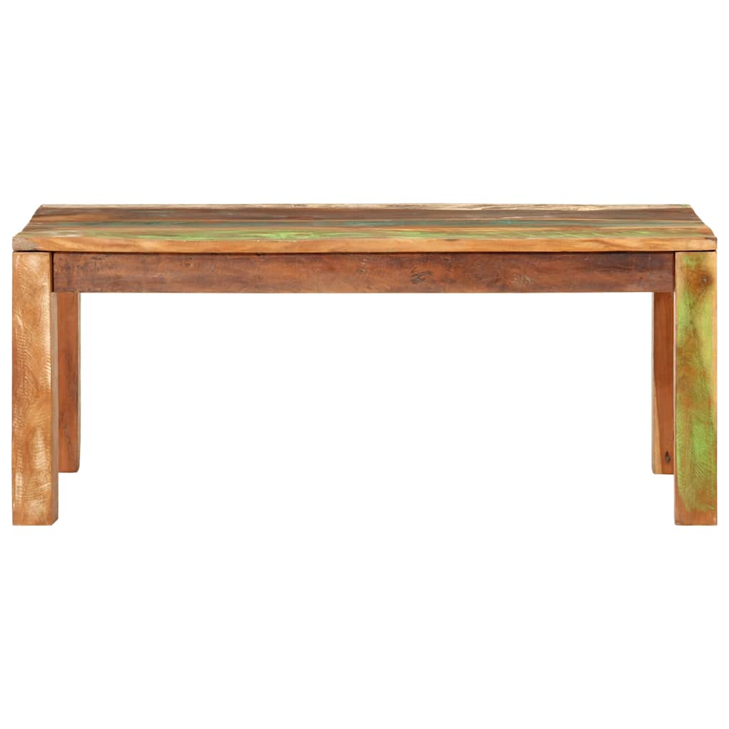 vidaXL Couchtisch 110x55x40 cm Massives Altholz