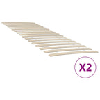 vidaXL Bettlattenrost Ersatz mit 34 Latten 2 Stk. 70x200 cm