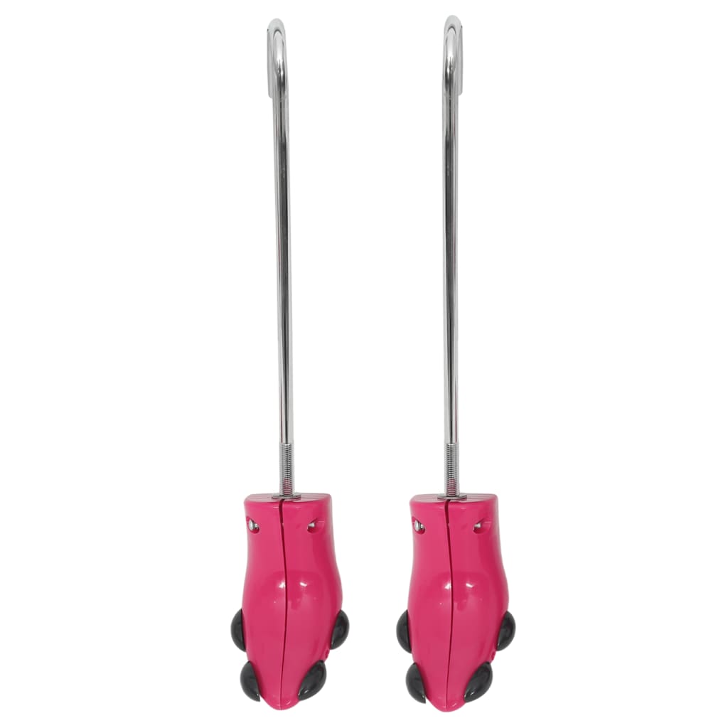 vidaXL Stiefelspanner mit Schuhanzieher Rosa EU 34-40 Kunststoff