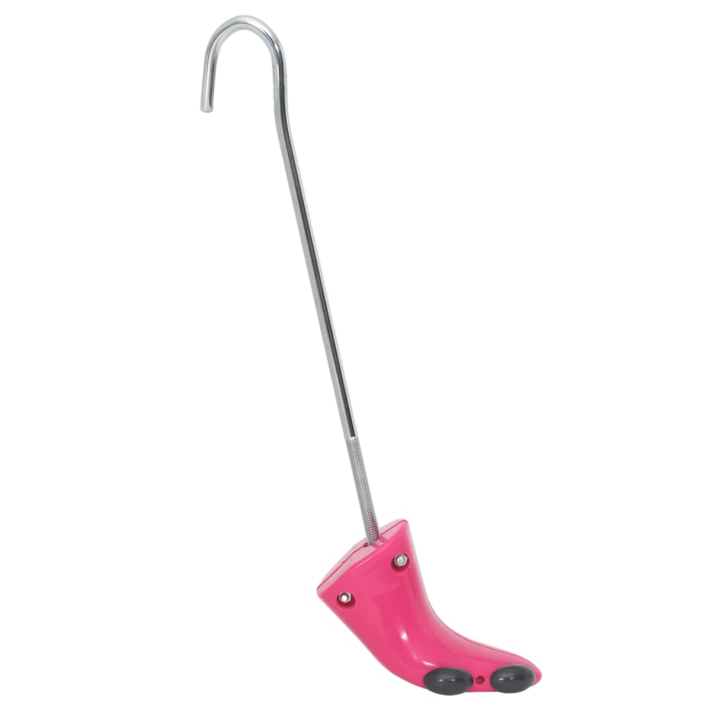 vidaXL Stiefelspanner mit Schuhanzieher Rosa EU 34-40 Kunststoff