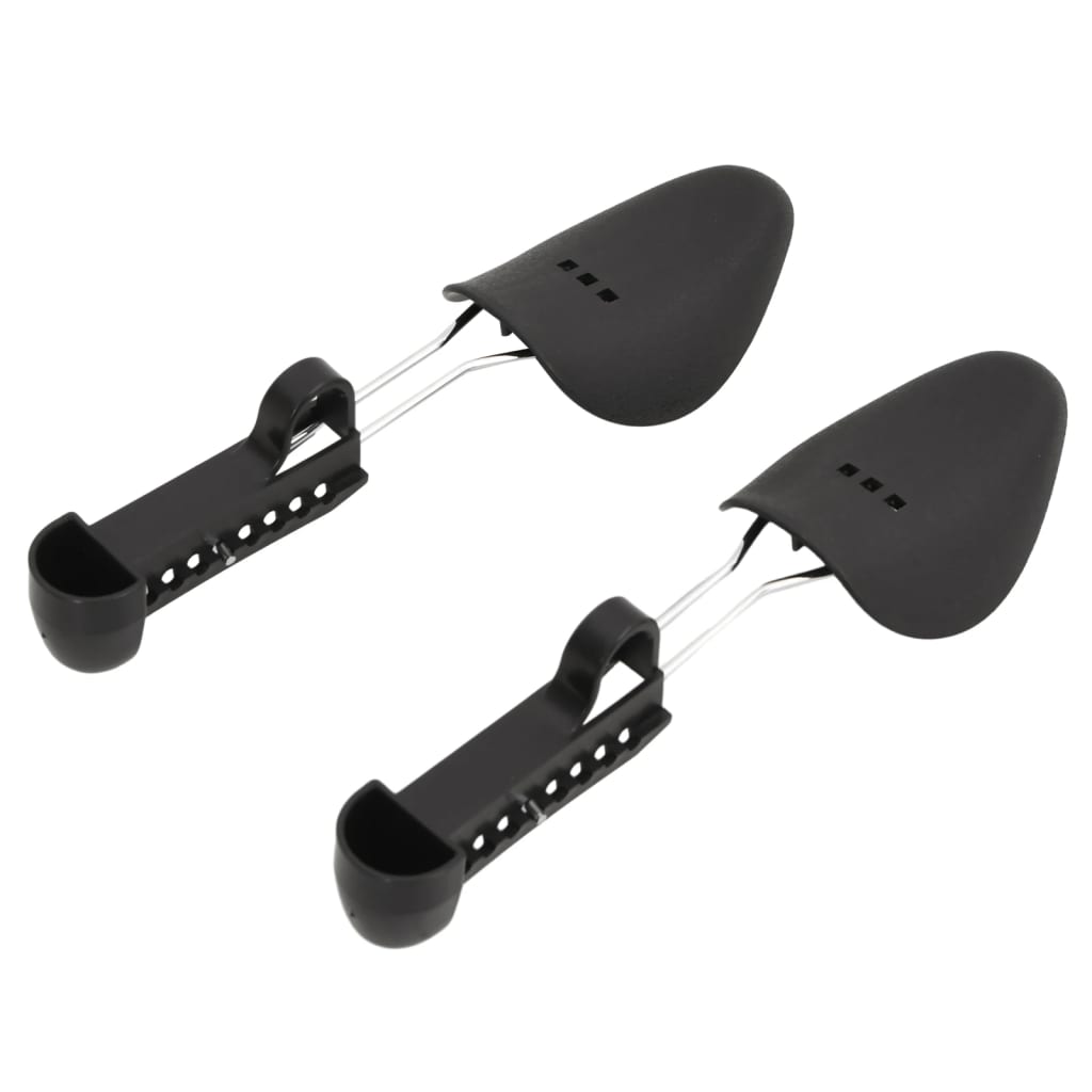 vidaXL Schuhspanner 5 Paar Schwarz EU 35-38 Kunststoff