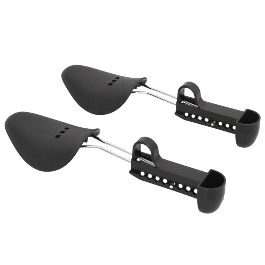 vidaXL Schuhspanner 5 Paar Schwarz EU 35-38 Kunststoff