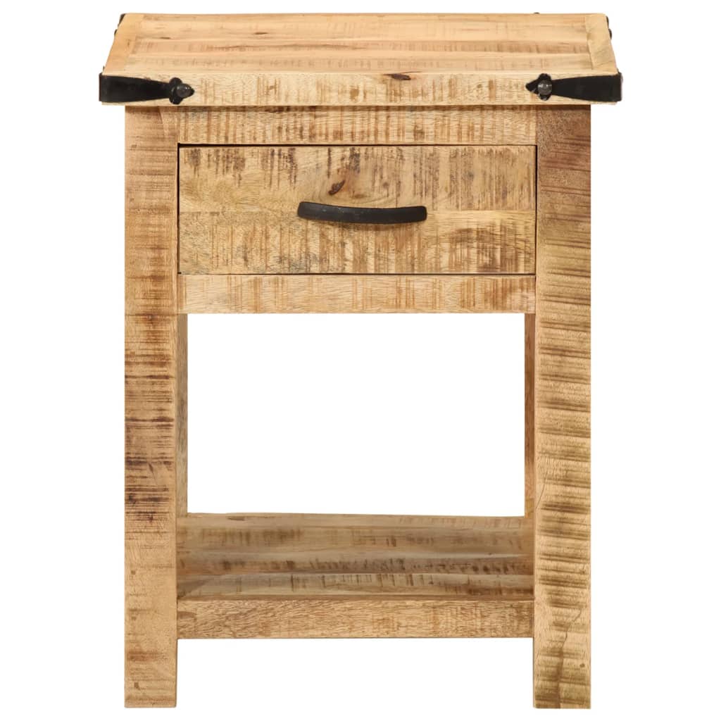 vidaXL Nachttisch 40x40x50 cm Massivholz Mango