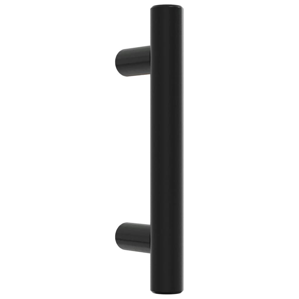 vidaXL Möbelgriffe 20 Stk. Schwarz 64 mm Edelstahl