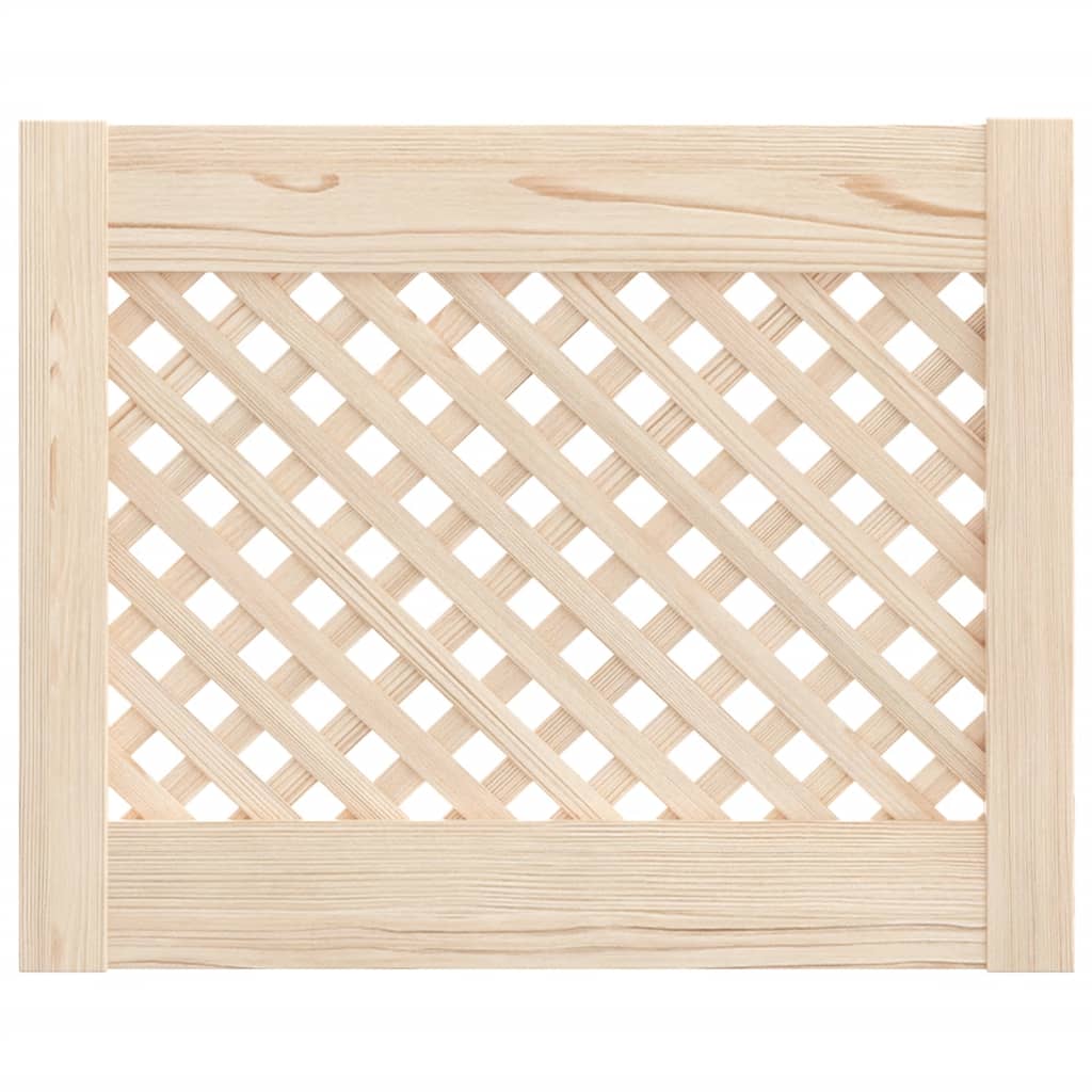 vidaXL Schranktüren 2 Stk. Gitterdesign 49,5x39,5 cm Massivholz Kiefer