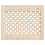 vidaXL Schranktüren 2 Stk. Gitterdesign 49,5x39,5 cm Massivholz Kiefer