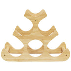 vidaXL Weinregal für 6 Flaschen 35x18x25,5 cm Bambus