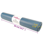 vidaXL Müllsäcke 100 Stk. Blau 120 L