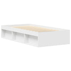 vidaXL Bettgestelll Weiß 100x200 cm