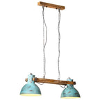 vidaXL Hängelampe 25 W Blau 85x28x109 cm E27