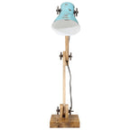 vidaXL Schreibtischlampe 25 W Blau 23x18x96 cm E27