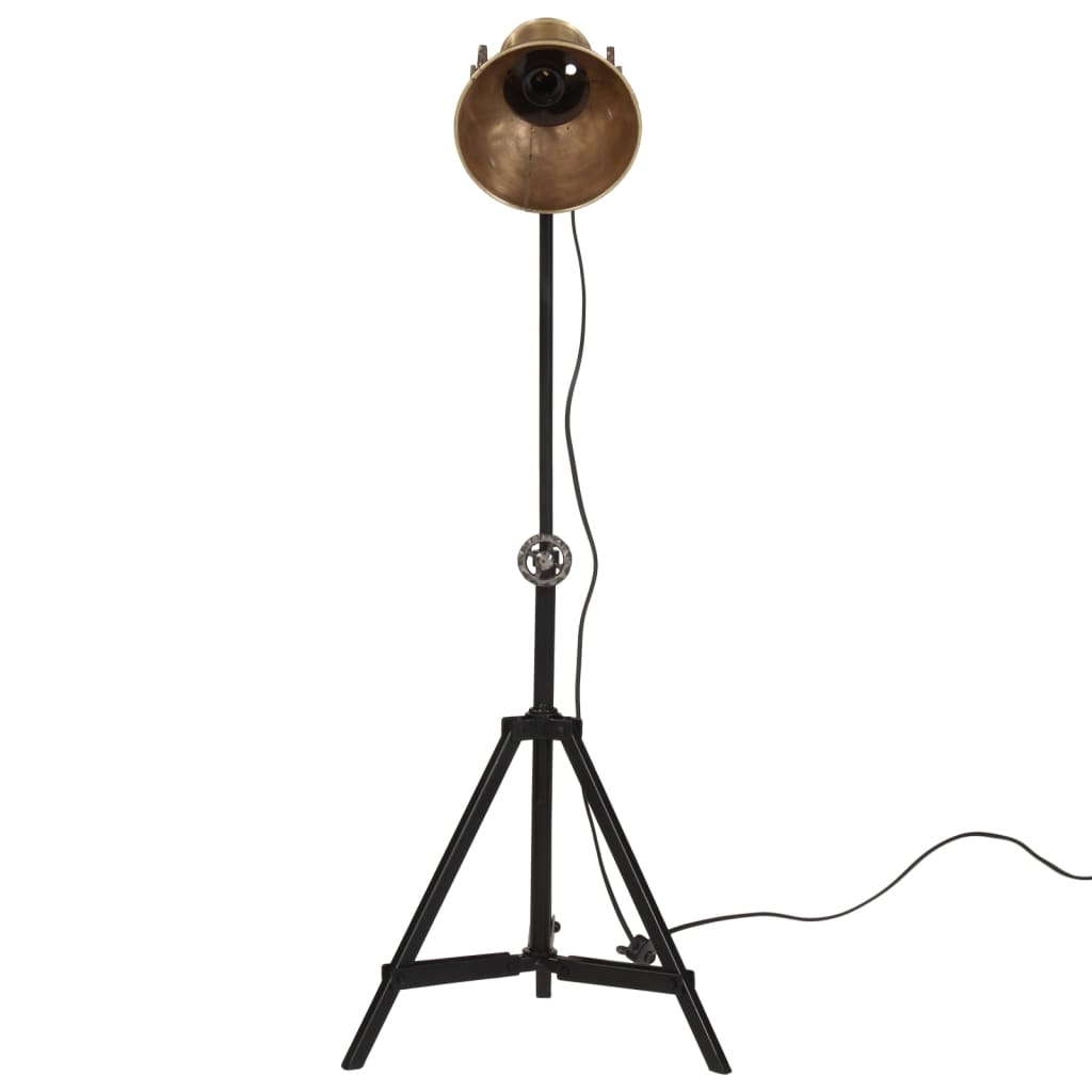 vidaXL Stehleuchte 25 W Vintage-Messing 35x35x65/95 cm E27