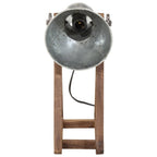 vidaXL Schreibtischlampe 25 W Vintage-Silbern 30x17x40 cm E27