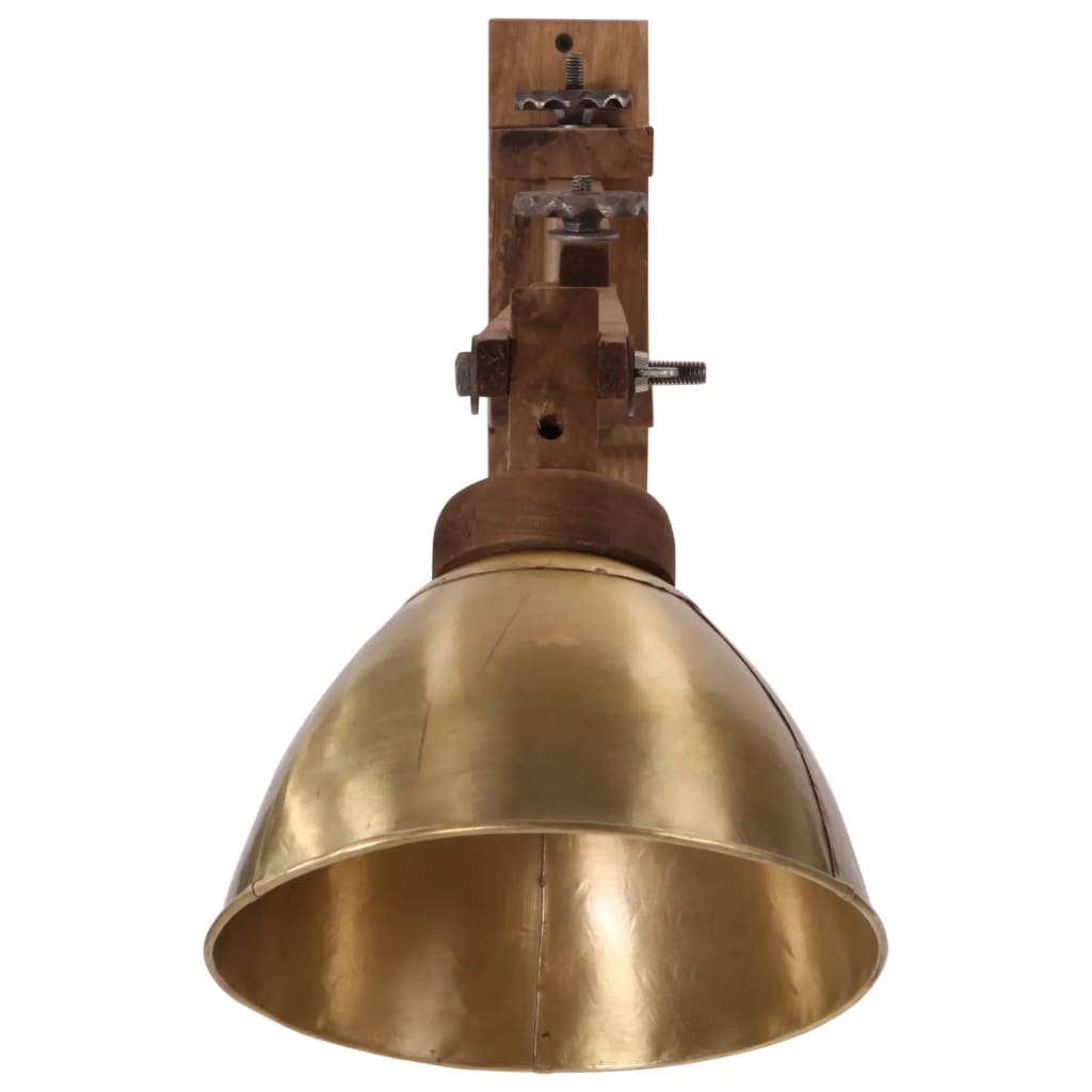 vidaXL Wandleuchte 25 W Antik-Messing E27