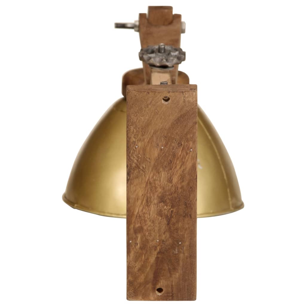 vidaXL Wandleuchte 25 W Antik-Messing E27