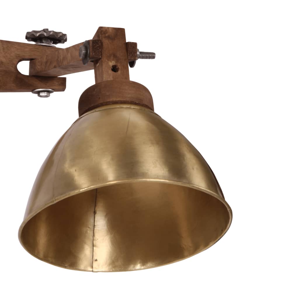 vidaXL Wandleuchte 25 W Antik-Messing E27