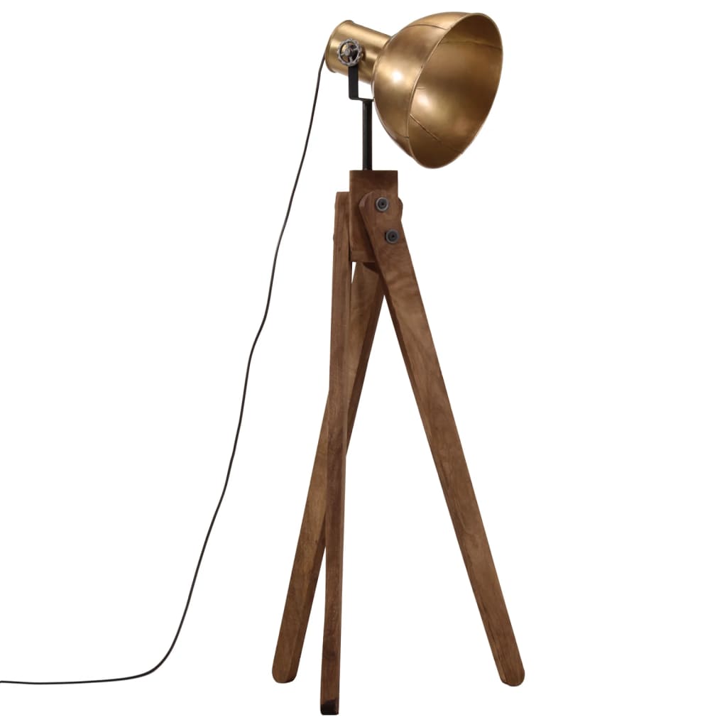 vidaXL Stehleuchte 25 W Antik Messing 45x45x120 cm E27