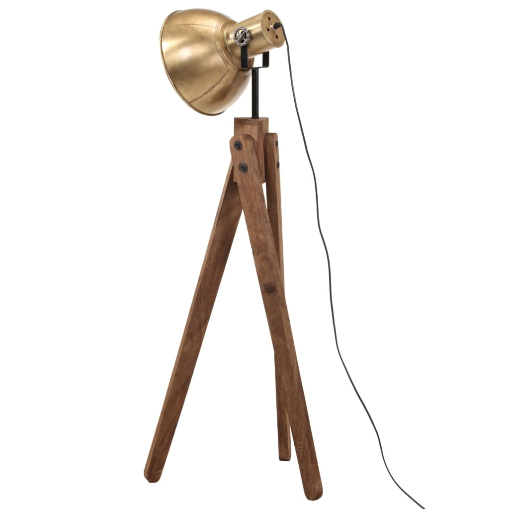 vidaXL Stehleuchte 25 W Antik Messing 45x45x120 cm E27