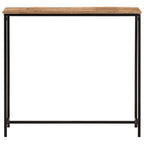vidaXL Konsolentisch 80x30x74 cm Massivholz Mango und Eisen