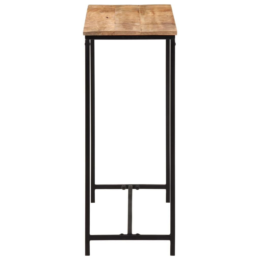 vidaXL Konsolentisch 80x30x74 cm Massivholz Mango und Eisen