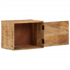 vidaXL Wand-Nachttisch 40x30x25 cm Massivholz Mango