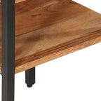 vidaXL Beistelltisch 35x35x45 cm Massivholz Akazie und Eisen