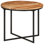 vidaXL Couchtisch 45x45x35 cm Massivholz Akazie und Eisen