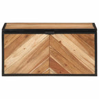 vidaXL Truhe 60x30x30 cm Massivholz Akazie und Eisen