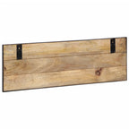 vidaXL Garderoben 2 Stk. 80x8x25 cm Raues Massivholz Mango