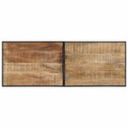 vidaXL Bartisch 150x55x107 cm Raues Massivholz Mango