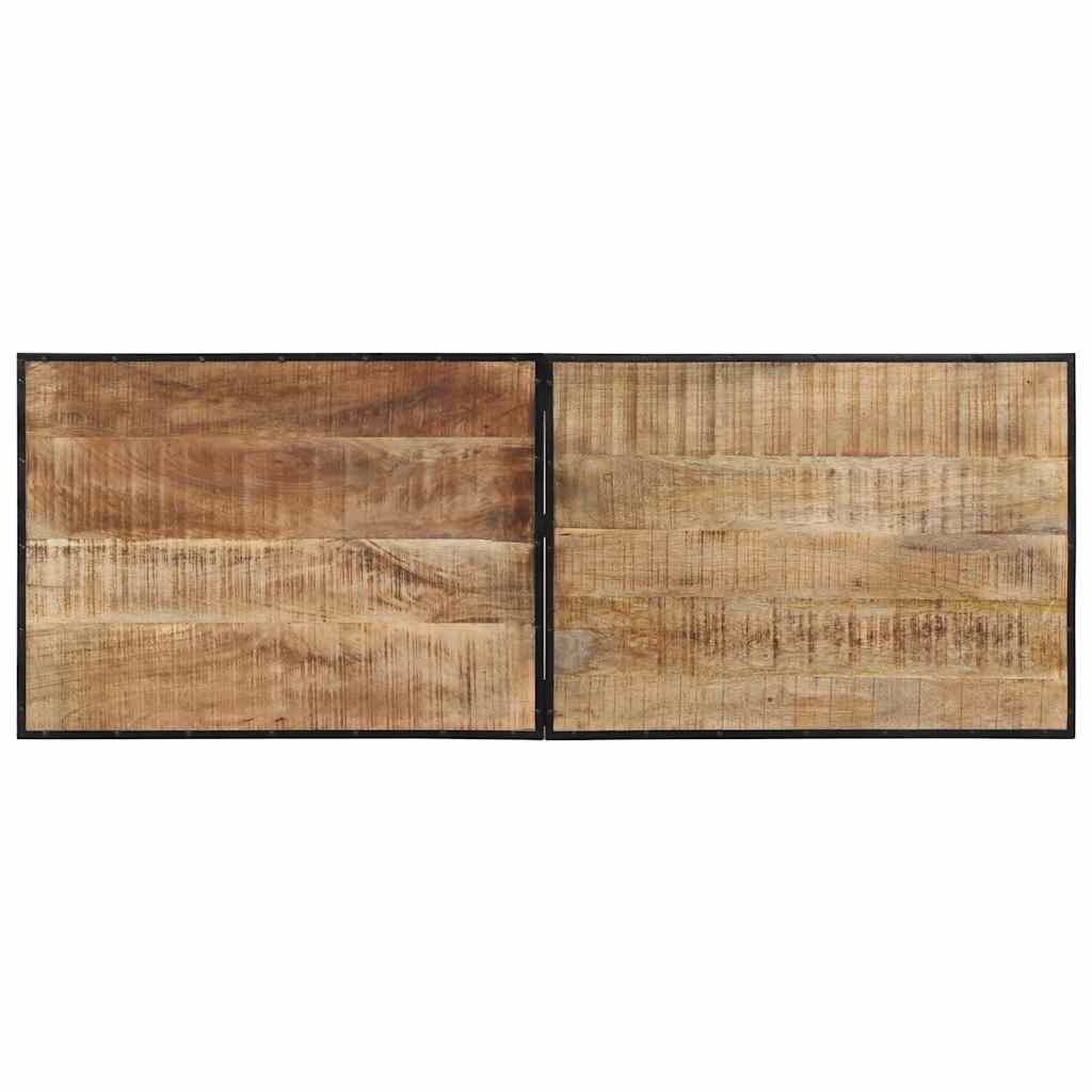 vidaXL Bartisch 150x55x107 cm Raues Massivholz Mango