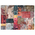 vidaXL Teppich Waschbar Patchwork Mehrfarbig 150x230 cm