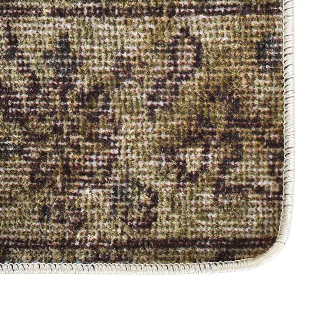 vidaXL Teppich Waschbar Patchwork Mehrfarbig 150x230 cm